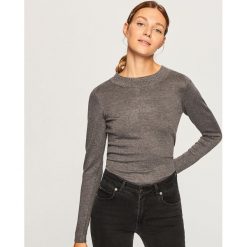 Sweter z perełkami - Szary. Szare bez kategorii Reserved, s. W wyprzedaży za 29,99 zł.