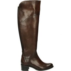 Kozaki - 46523FY P MO. Brązowe buty zimowe damskie Venezia, ze skóry. Za 539,00 zł.