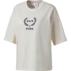 Puma Selena Gomez Koszulka Biały. Białe koszulki damskie Puma, s, z haftami, z bawełny, bez kołnierzyka. Za 188,95 zł.
