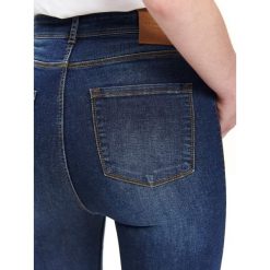Spodnie jeansowe slim. Niebieskie spodnie damskie na lato, l, z jeansu. W wyprzedaży za 39,99 zł.