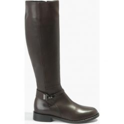 Kozaki brązowe Vita. Fioletowe buty zimowe damskie marki Badura. Za 375,99 zł.