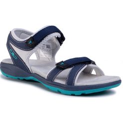 Sandały CMP - Adib Wmn Hiking Sandal 39Q9536 Blue M926. Szare klapki damskie CMP, bez wzorów, ze skóry ekologicznej, bez obcasa. Za 179,00 zł.