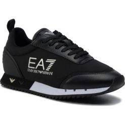 Sneakersy EA7 EMPORIO ARMANI - XSX004 XOT08 00002 Black. Czarne półbuty damskie EA7 Emporio Armani, ze skóry. W wyprzedaży za 449,00 zł.