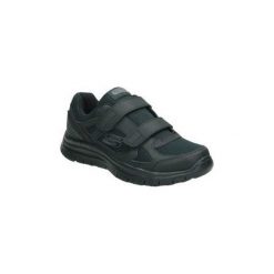 Buty Skechers 58365-BBK. Czarne buty sportowe męskie Skechers, bez zapięcia. Za 263,33 zł.