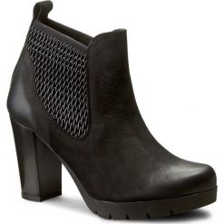 Botki LORETTA VITALE - 2655/N Black. Czarne botki damskie na zamek Loretta Vitale, z materiału. W wyprzedaży za 229,00 zł.