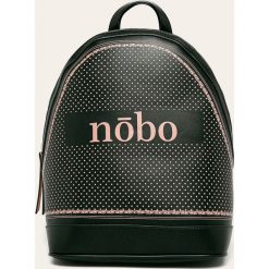 Nobo - Plecak. Czarne plecaki damskie Nobo, bez wzorów, ze skóry ekologicznej. W wyprzedaży za 179,90 zł.