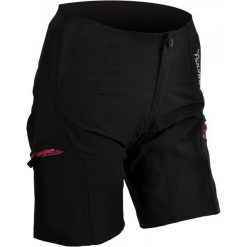 Spodenki sportowe męskie: Silvini Spodenki Rowerowe Invio wp860 Black-Purple Xs