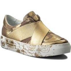 Sneakersy EVA MINGE - Sestao 3L 18SM1372445ES 111. Żółte półbuty damskie marki Eva Minge, na co dzień, bez wzorów, ze skóry, bez obcasa, na płaskiej podeszwie, bez zapięcia. W wyprzedaży za 229,00 zł.