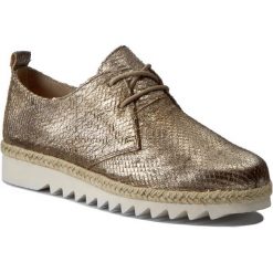 Espadryle CAPRICE - 9-23701-38 Taupe Metallic 354. Żółte espadryle damskie Caprice, ze skóry, na płaskiej podeszwie. W wyprzedaży za 189,00 zł.