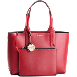 Torebka EMPORIO ARMANI - Y3D081 YH15A 88158 Red/Black. Czerwone torebki klasyczne damskie Emporio Armani, ze skóry ekologicznej. Za 689,00 zł.