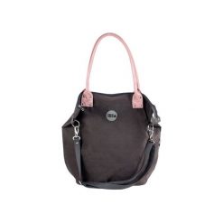 Torebki klasyczne damskie: TORBA WOREK MYSZA GRAFIT #POWDER PINK
