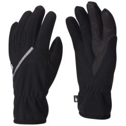 Columbia Wind Bloc Women's Glove Black M. Czarne rękawiczki damskie marki Columbia, bez wzorów. W wyprzedaży za 85,00 zł.