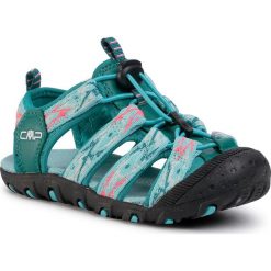 Sandały CMP - Sahiph Hiking Sandal 30Q9524 Lake/Giada 11EE. Zielone sandały chłopięce CMP, ze skóry ekologicznej, bez zapięcia. Za 129,00 zł.