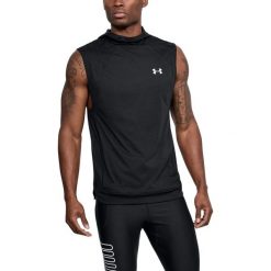 Bluzy męskie: Under Armour Bluza Threadborne Swft czarna r. XL (1320015-001)