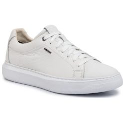 Sneakersy GEOX - U Deiven B U845WB 00046 C1000 White. Białe sneakersy męskie Geox, na co dzień, bez wzorów, ze skóry, bez zapięcia. W wyprzedaży za 259,00 zł.