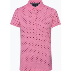 Marie Lund - Damska koszulka polo, różowy. Różowe koszulki damskie marki Marie Lund, s, bez wzorów, z bawełny, casualowe, polo, bez rękawów. Za 129,95 zł.