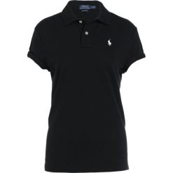 Polo Ralph Lauren BASIC Koszulka polo black. Czarne koszulki damskie Polo Ralph Lauren, s, bez wzorów, z bawełny, polo. W wyprzedaży za 411,75 zł.