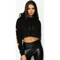 Bluzy rozpinane damskie: Czarna Bluza Number One