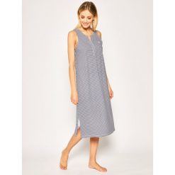 Koszula nocna Lauren Ralph Lauren ILN01785. Niebieskie koszule nocne damskie Lauren Ralph Lauren, m, bez wzorów, z bawełny, bez kołnierzyka, bez rękawów. W wyprzedaży za 239,00 zł.