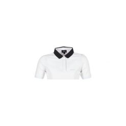 Koszulki polo z krótkim rękawem Armani jeans IMALORE. Białe koszulki damskie Armani Jeans, bez wzorów, z jeansu, polo, z krótkim rękawem. Za 299,40 zł.