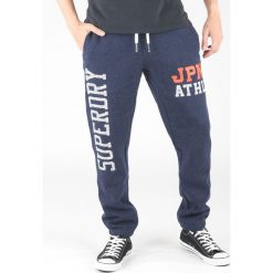 SuperDry Spodnie dresowe Niebieski. Niebieskie spodnie męskie Superdry, l, z bawełny. Za 421,95 zł.