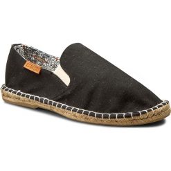 Espadryle BIG STAR - W174089 Black. Czarne espadryle męskie BIG STAR, na co dzień, bez wzorów, ze skóry, klasyczne, bez zapięcia. Za 109,00 zł.