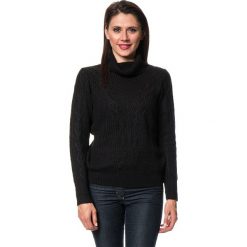 Sweter w kolorze czarnym. Czarne golfy damskie Assuili, z kaszmiru. W wyprzedaży za 136,95 zł.