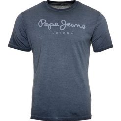 Pepe Jeans t-shirt męski West Sir XL ciemnoniebieski. Niebieskie koszulki męskie Pepe Jeans, xl, bez wzorów, z jeansu, bez kołnierzyka, bez rękawów. Za 169,00 zł.