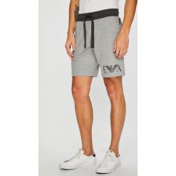 Emporio Armani - Szorty. Szare spodenki i szorty męskie marki Emporio Armani, s, z bawełny, casualowe. W wyprzedaży za 219,90 zł.