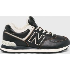 New Balance - Buty ML574WNE. Pomarańczowe sneakersy męskie New Balance, ze skóry, na sznurówki. W wyprzedaży za 299,90 zł.