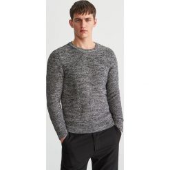 Sweter z bawełny organicznej - Szary. Szare swetry klasyczne męskie marki Reserved, s, z bawełny. Za 119,99 zł.