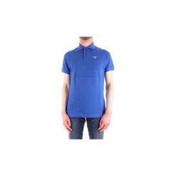 Koszulki polo z krótkim rękawem Barbour BAPOL0119. Niebieskie koszulki męskie Barbour, s, bez wzorów, polo, z krótkim rękawem, krótkie. Za 191,62 zł.