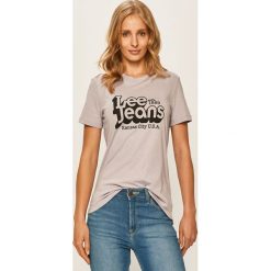 Lee - T-shirt. Fioletowe t-shirty męskie Lee, s, z nadrukiem, z bawełny, casualowe, z okrągłym kołnierzem. Za 119,90 zł.