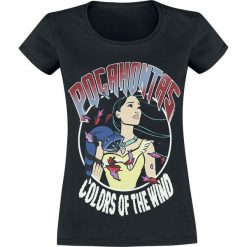Pocahontas Pocahontas And Friends Koszulka damska czarny. Czarne bluzki z odkrytymi ramionami Pocahontas, l, z nadrukiem, z okrągłym kołnierzem. Za 74,90 zł.