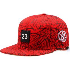 Czapki z daszkiem męskie: Czapka męska snapback czerwona (hx0170)