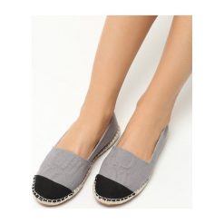 Espadryle damskie: Szare Espadryle Szuszan