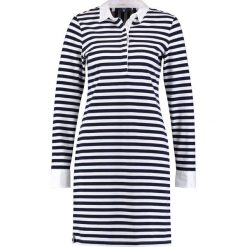 Sukienki: GANT STRIPED HEAVY RUGGER DRESS Sukienka z dżerseju white
