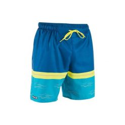 Spodenki surfing standardowe BS 100S Seasurf. Niebieskie koszulki męskie OLAIAN, s, bez wzorów, z poliesteru, klasyczne, bez kołnierzyka, bez rękawów. Za 39,99 zł.