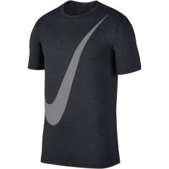 Nike T-Shirt Treningowy Męski M Nk Brt Top Ss Hpr Dry Logo/Black/Anthracite/White M. Czarne t-shirty męskie marki Nike, m, z tkaniny, z krótkim rękawem, na fitness i siłownię. Za 165,00 zł.