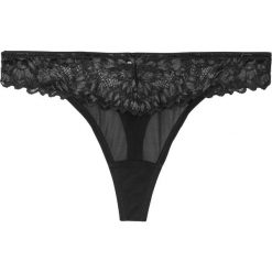 Stringi bonprix czarny. Czarne majtki damskie bonprix, z koronki. Za 22,99 zł.
