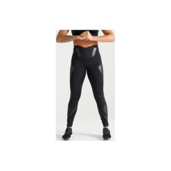 Legginsy fitness cardio damskie 900. Czarne legginsy sportowe damskie DOMYOS, m, bez wzorów, z elastanu, na fitness i siłownię. Za 149,99 zł.