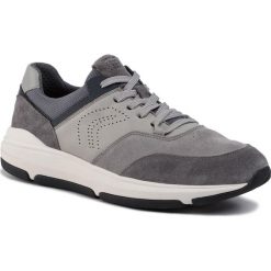 Sneakersy GEOX - U Niley A U926LA 04322 C9030 Stone/Grey. Szare sneakersy męskie Geox, bez zapięcia. W wyprzedaży za 419,00 zł.