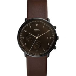 Fossil - Zegarek FS5485. Pomarańczowe zegarki męskie marki Fossil, ze stali. Za 699,90 zł.
