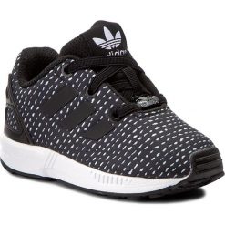 Buty adidas - Zx Flux El I BY9895 Cblack/Cblack/Ftwwht. Czarne półbuty dziewczęce Adidas, na sznurówki. W wyprzedaży za 179,00 zł.