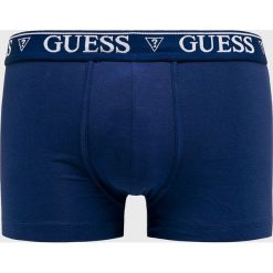 Guess Jeans - Bokserki (3 pack). Niebieskie bokserki męskie marki Guess Jeans, z aplikacjami, z elastanu. Za 169,90 zł.