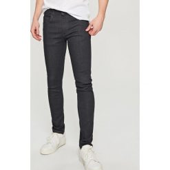 Jeansy męskie: Jeansy super skinny fit – Szary