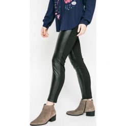 Silvian Heach - Legginsy. Czarne spodnie damskie s, z elastanu, z standardowym stanem. W wyprzedaży za 159,90 zł.