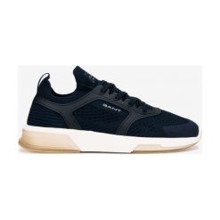 Gant Hightown Tenisówki Niebieski. Niebieskie trampki męskie GANT, bez wzorów, z materiału, bez zapięcia. Za 438,95 zł.