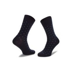 LASOCKI 082 VA005 38-40. Niebieskie skarpetki męskie Lasocki, bez wzorów, z bawełny. Za 9,99 zł.