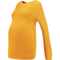 Swetry klasyczne damskie: Pomkin LINDA Sweter ochre